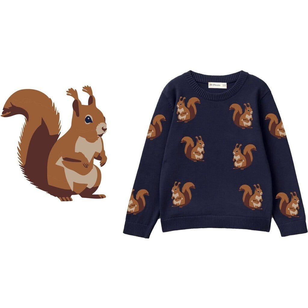 Lil' Paradise Copenhagen Kids & Babies - Mother & Kids - Girls' Clothing - Overalls Squirrel Knit Sweater