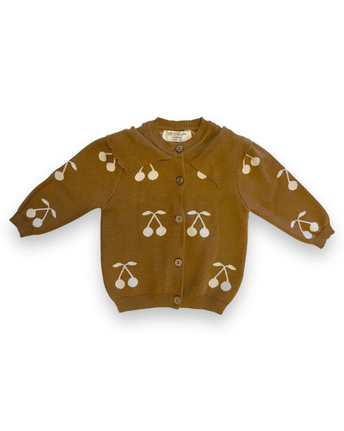 Lil' Paradise Copenhagen Kids & Babies - Mother & Kids - Girls' Clothing - Overalls White Cherry Cardigan