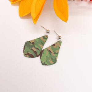 Lilac and Rose Earrings Lilac and Rose Camouflage Earrings