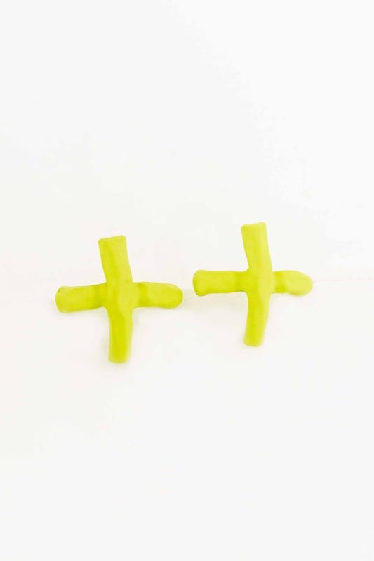 Lilac and Rose Tic Tac Toe Earrings in Blue, Lime, Pink, or Yellow