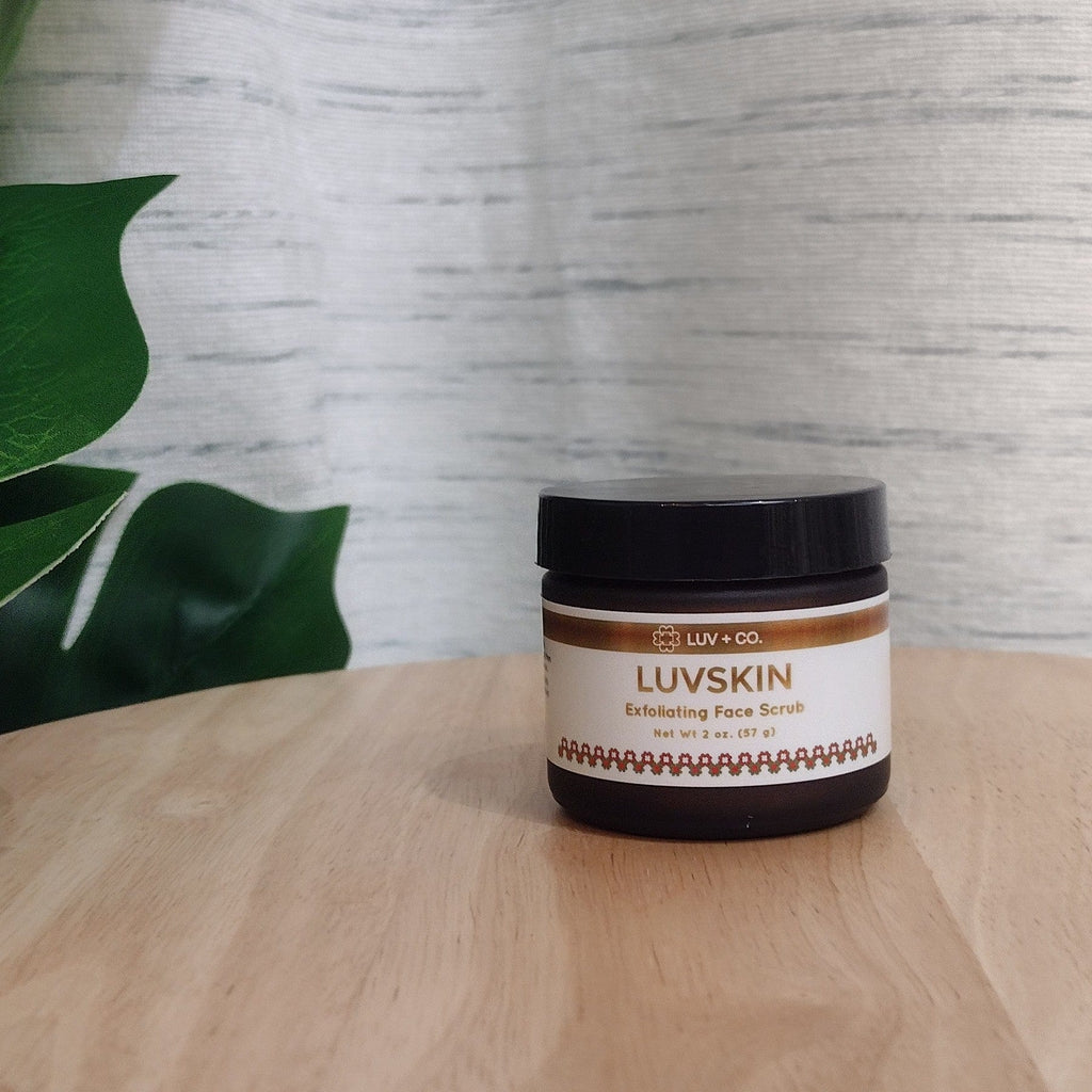 LUV + CO. skincare Jojoba Bead Facial Scrub