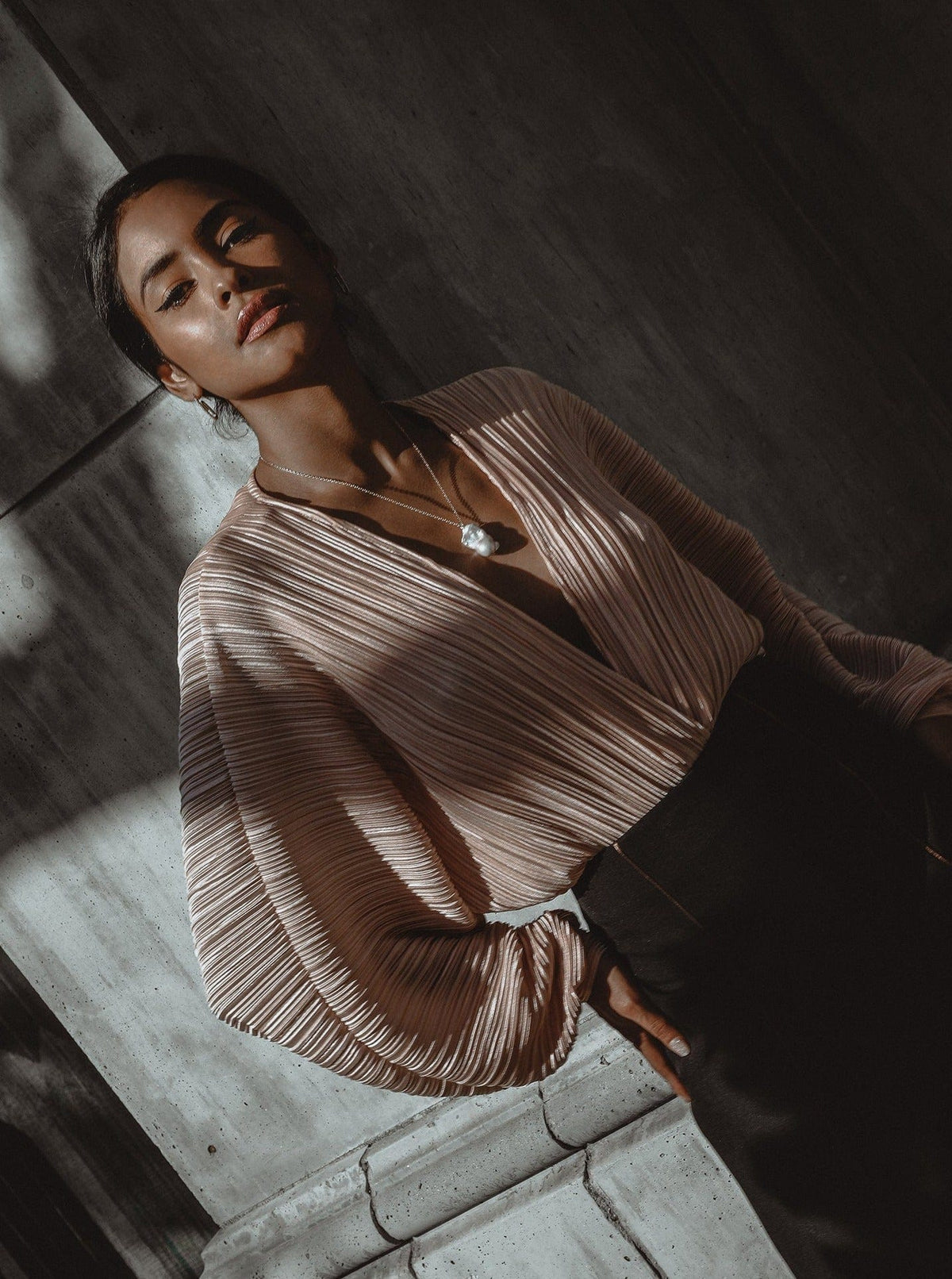 M.USE Women's Blouse M.USE Amora Wrap Bodysuit