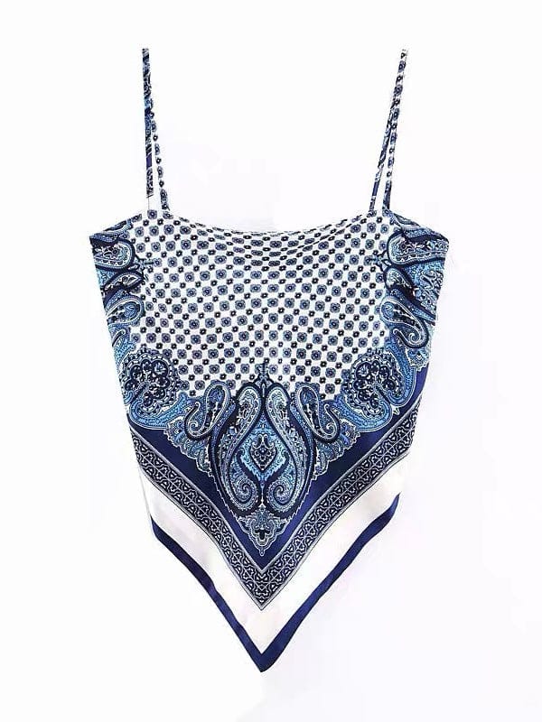 M.USE Women's Blouse M.USE Barely There Bandana Top