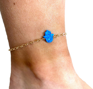 MINU Jewels Anklets Hamsa Anklet