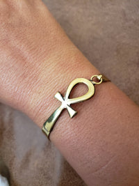 MINU Jewels Bracelet Ankh Semi-Cuff