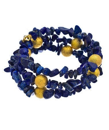 MINU Jewels Bracelet Lapis Chip Gemstone Wrap