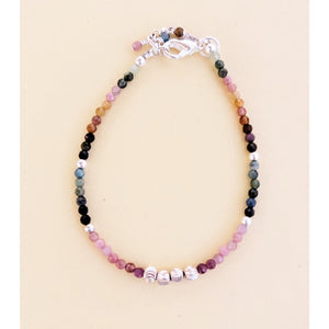 MINU Jewels Bracelet Ridges Tourmaline Silver Bracelet