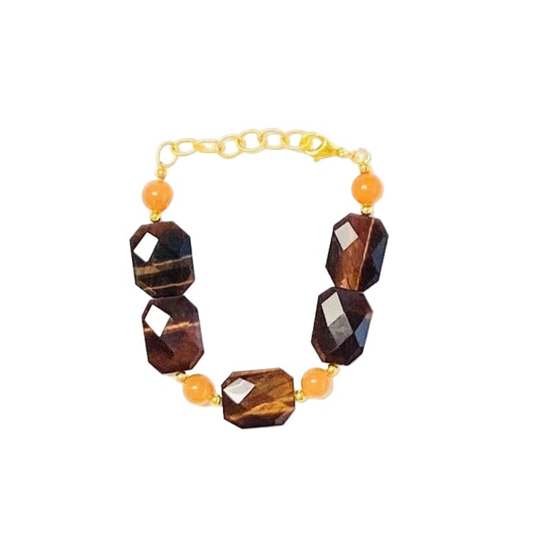 MINU Jewels Bracelet Women's Leondra Bracelet in Tiger Eye & Jade | MINU