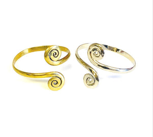 MINU Jewels Bracelet Women's Wind Semi-Cuff Bracelet in Gold or Silver  | MINU
