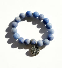 MINU Jewels Bracelets Blue Aventurine w/Silver Blue Gemstone Bracelets