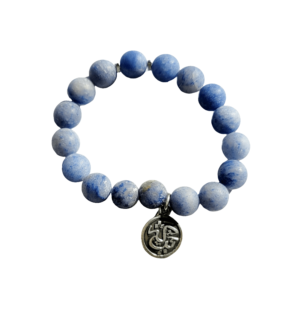 MINU Jewels Bracelets Blue Aventurine w/Silver Blue Gemstone Bracelets