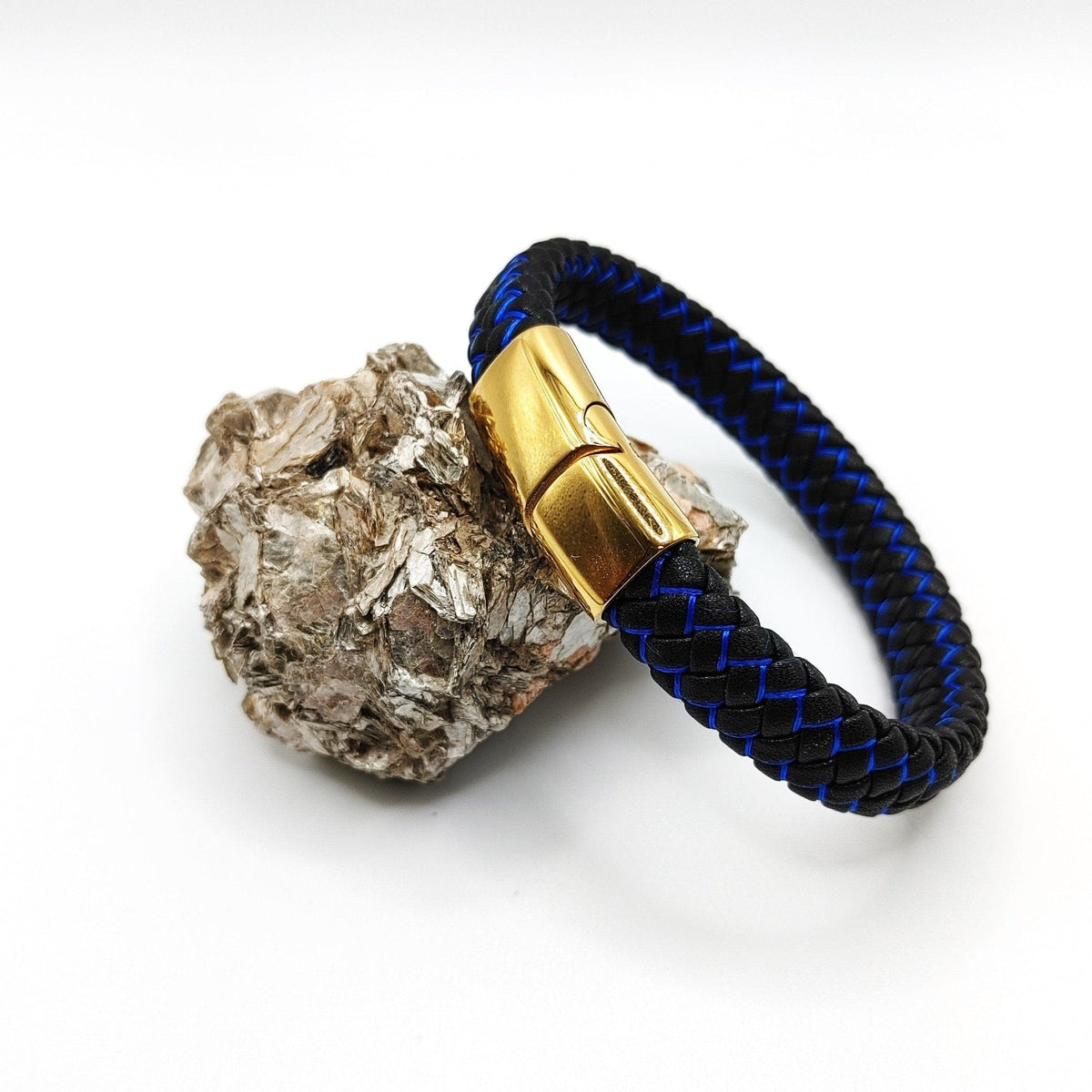 MINU Jewels Bracelets Blue Braided Bracelets for Men