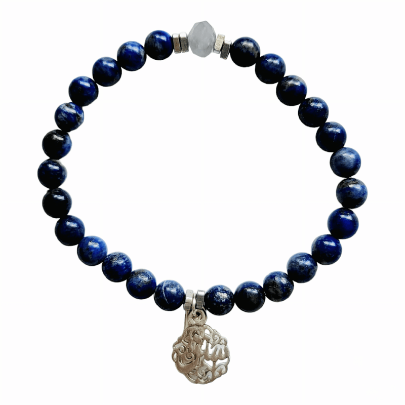 MINU Jewels Bracelets Blue/Silver Lapis Arabic Silver Bracelet