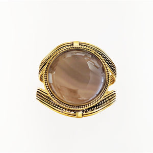 MINU Jewels Bracelets Brown Agate Narman Cuff