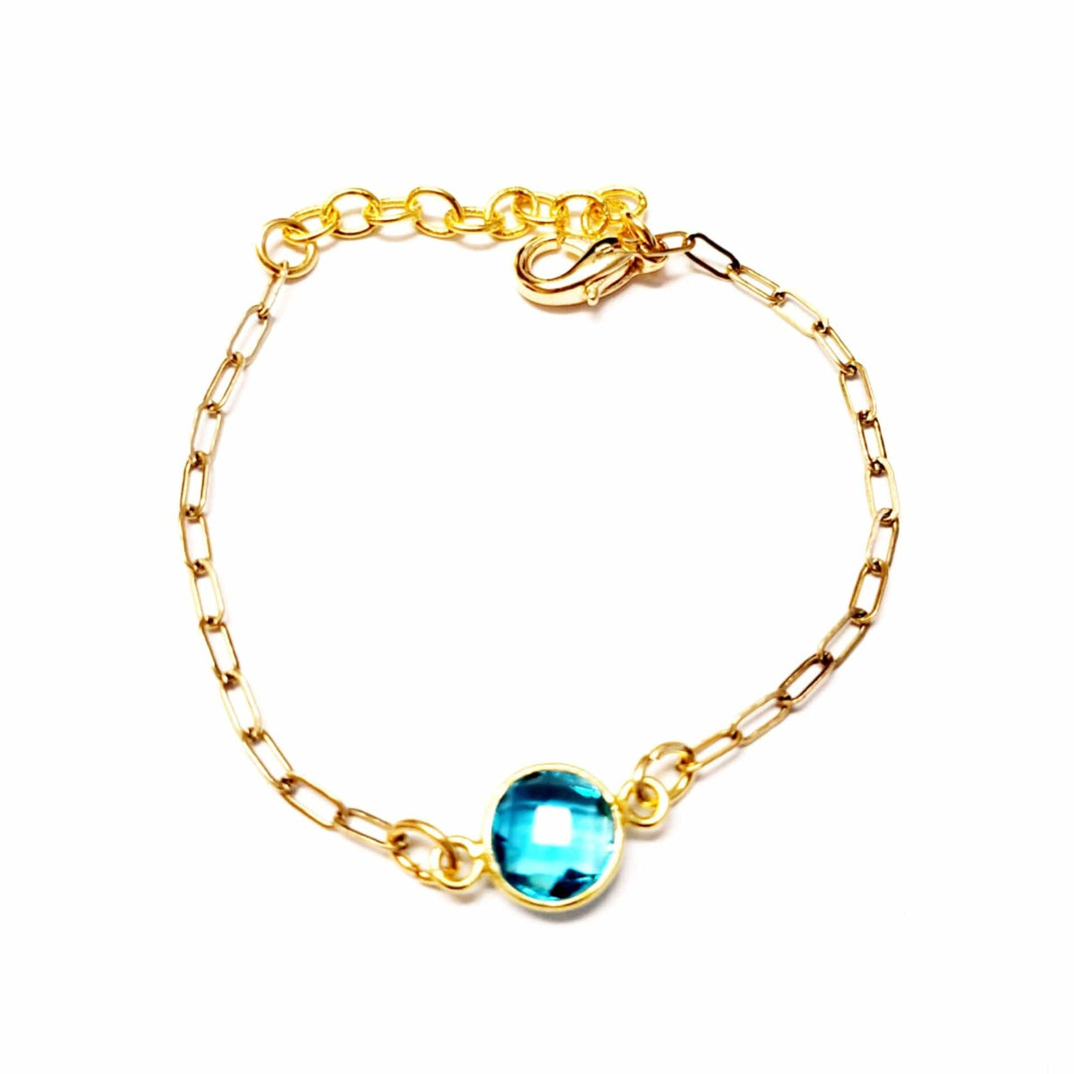 MINU Jewels Bracelets Gold/Blue Blue Quartz Bracelet