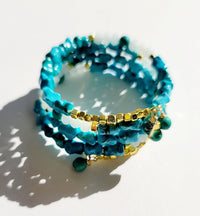 MINU Jewels Bracelets Gold-plated / Turquoise Turquoise Wrap