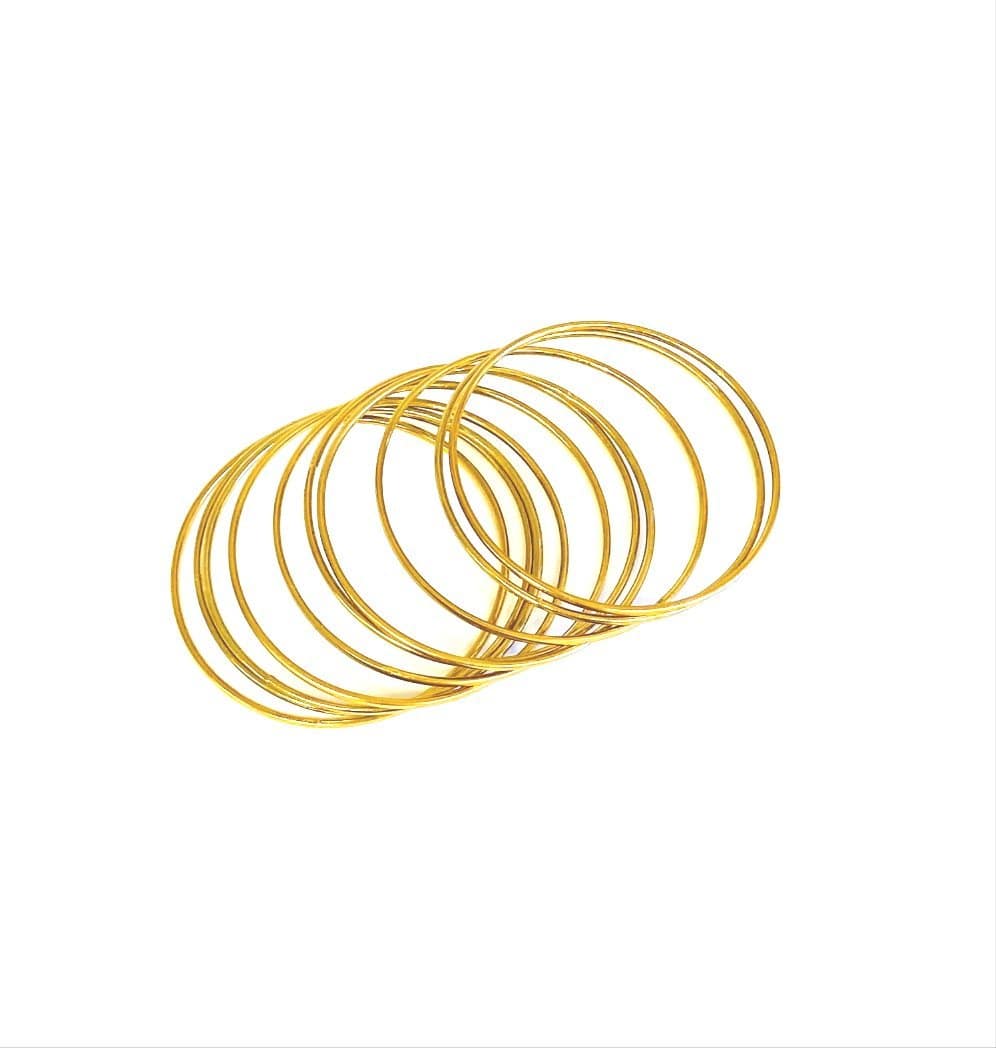 MINU Jewels Bracelets Gold Simple Brass Bangles