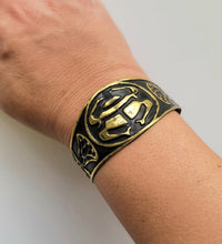 MINU Jewels Bracelets Pharaonic Cuff Bracelets in Oxidized Brass