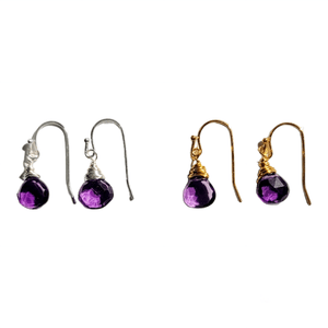 MINU Jewels Earrings Amethyst Drop Earrings