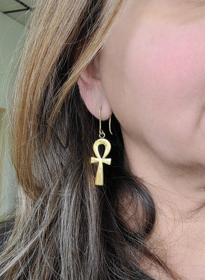 MINU Jewels Earrings Ankh "Key Of Life" Earrings