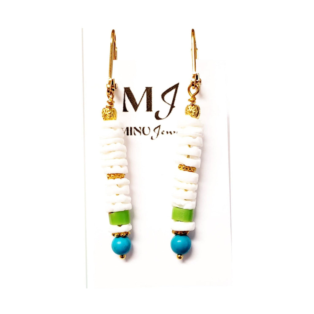 MINU Jewels Earrings blue Fiona's Shells Earrings