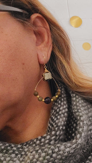 MINU Jewels Earrings Enas Hoops