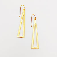 MINU Jewels Earrings Gold Angle Earrings