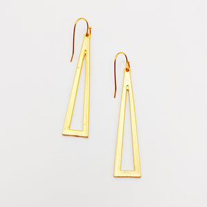 MINU Jewels Earrings Gold Angle Earrings