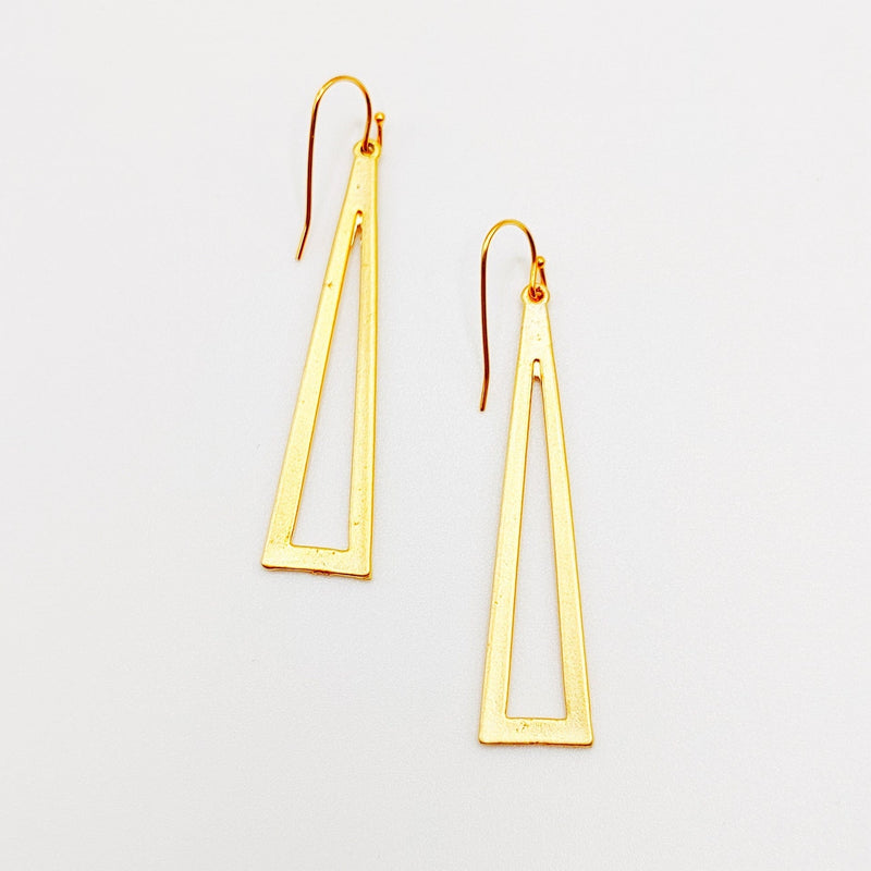 MINU Jewels Earrings Gold Angle Earrings