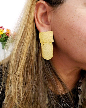 MINU Jewels Earrings Gold Piatta Earrings