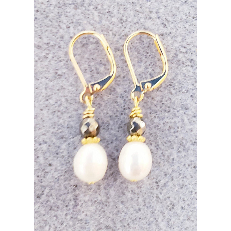 MINU Jewels Earrings Pyrite Perla Earrings