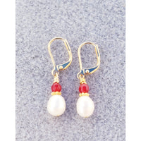 MINU Jewels Earrings Red Jade Perla Earrings