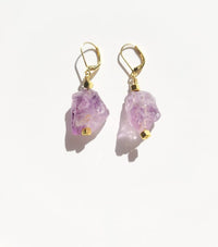MINU Jewels Earrings Short 1 inch / Amethyst Violetta Drop Earrings
