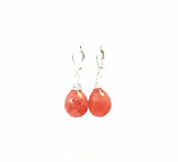 MINU Jewels Earrings Silver Cherry Quartz Drops