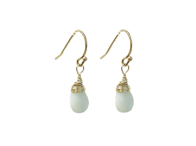 MINU Jewels Earrings silver MINU Jewels Amazonite 1" Drop Earrings with Either Silver or Gold Plated Accents