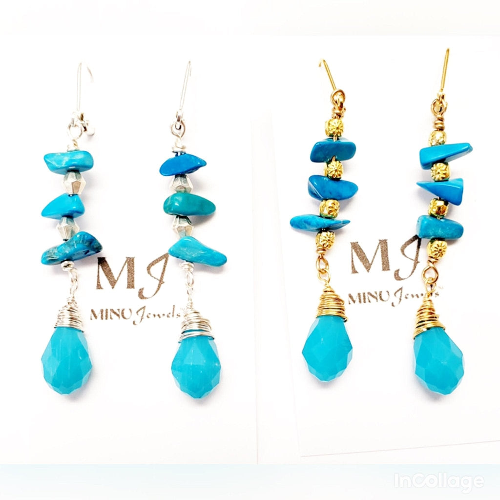 MINU Jewels Earrings Turquoise Beach Earrings