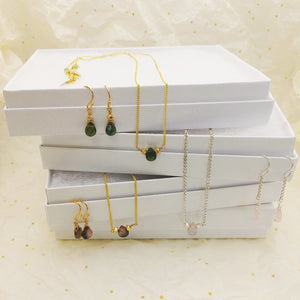MINU Jewels Gift Set Tourmaline Gumdrop Solitaire Gift Set