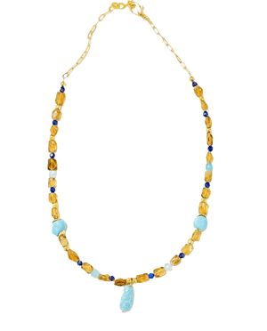 MINU Jewels Necklace Citri Blu Necklace