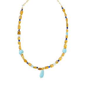 MINU Jewels Necklace Citri Blu Necklace