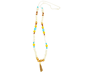 MINU Jewels Necklace Default Title / OS MINU Jewels Ann Necklace in Colored Wood with Gold Plated Accents