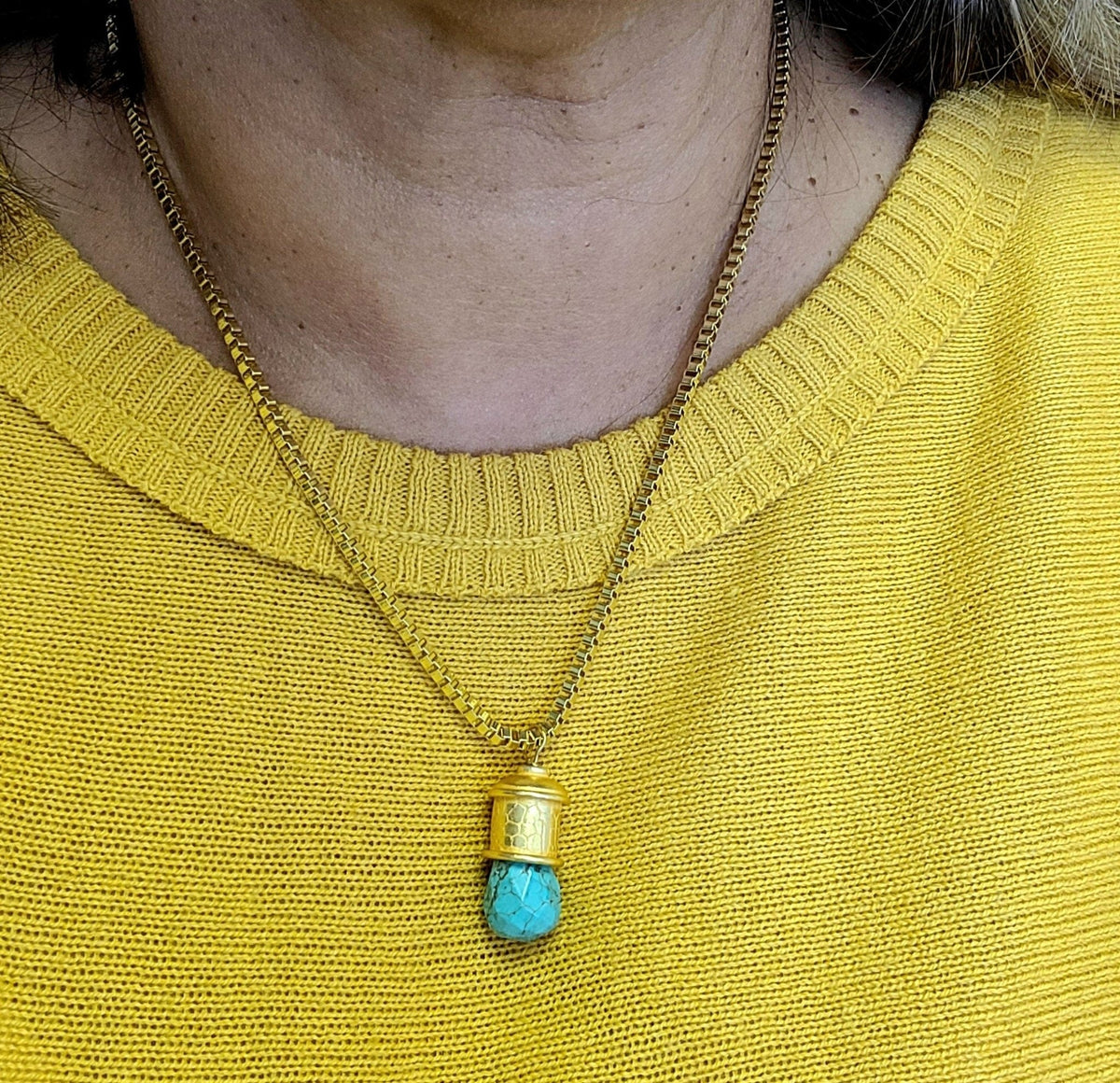 MINU Jewels Necklace Modern Turquoise Necklace