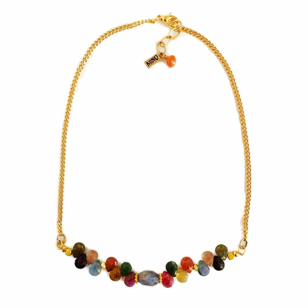 MINU Jewels Necklace Tourmaline Gumdrop Necklace