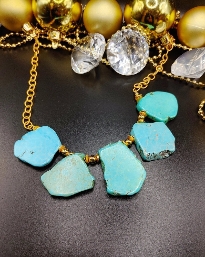 MINU Jewels Necklace Turquoise Slice