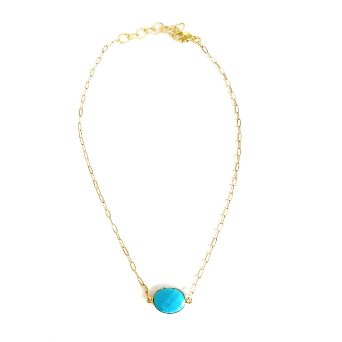 MINU Jewels Necklace Women's Sheda Necklace in Faceted Turquoise | MINU