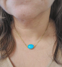 MINU Jewels Necklace Women's Sheda Necklace in Faceted Turquoise | MINU