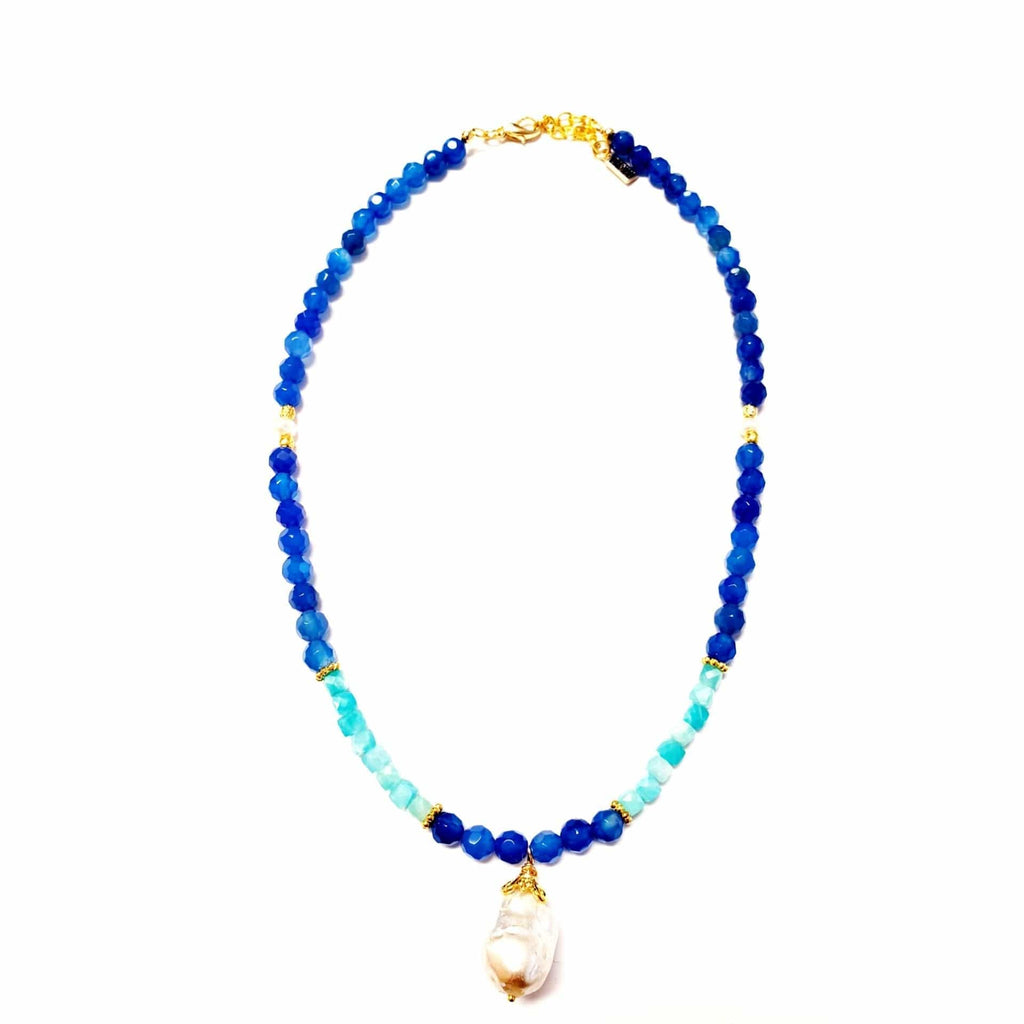 MINU Jewels Necklaces Blue Perla Azul Necklace