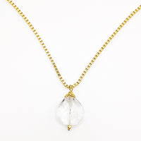 MINU Jewels Necklaces Gold/Clear Glitter Necklace