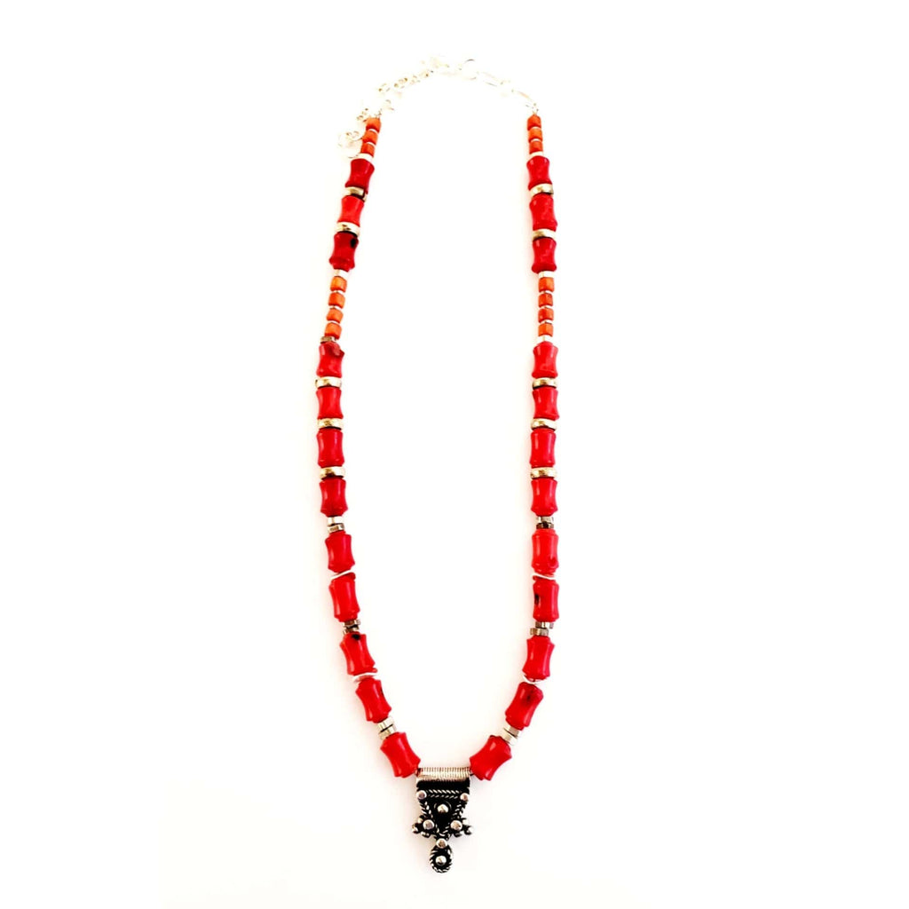MINU Jewels Necklaces Red Coral Hamra Necklace