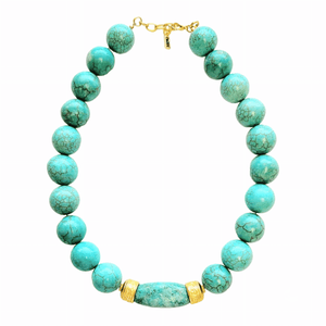 MINU Jewels Necklaces Rosetta 16-18" Turquoise & Amazonite Stone Necklace