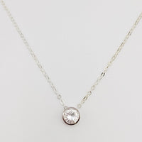 MINU Jewels Necklaces Silver/Clear Shimmer Necklace